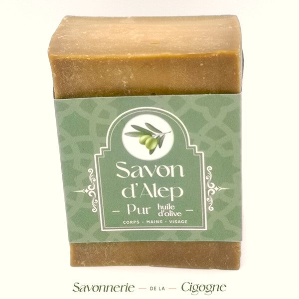 Savon Alep pur à l'huile d'olive 200g